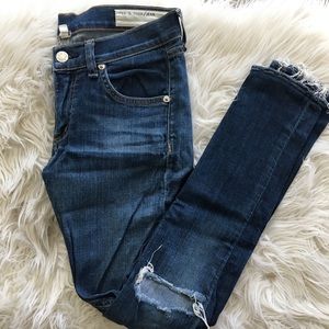 RAG AND BONE "distressed denim"